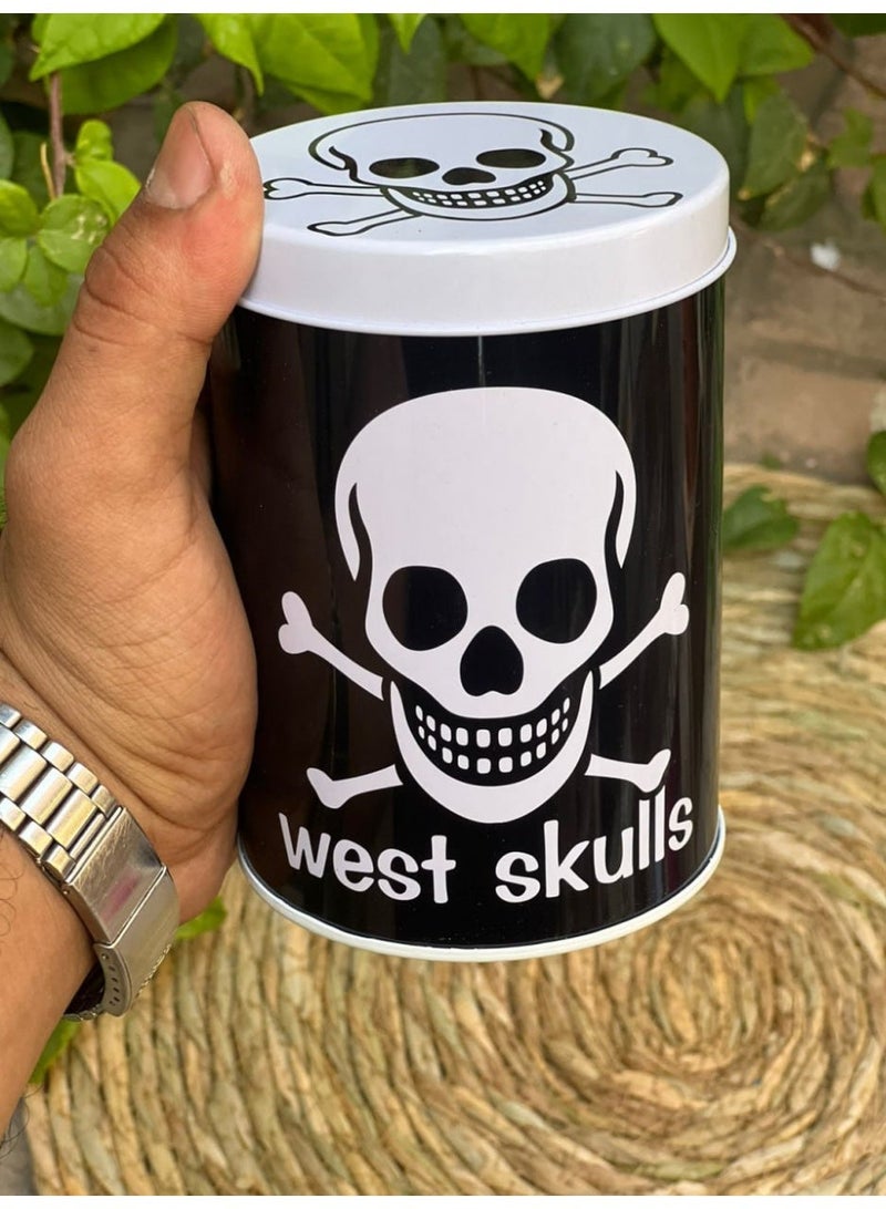 منفضة سجائر معدنية بتصميم عصري – غطاء مثقّب مقاوم للحرارة – متعددة الألوان - Image 3